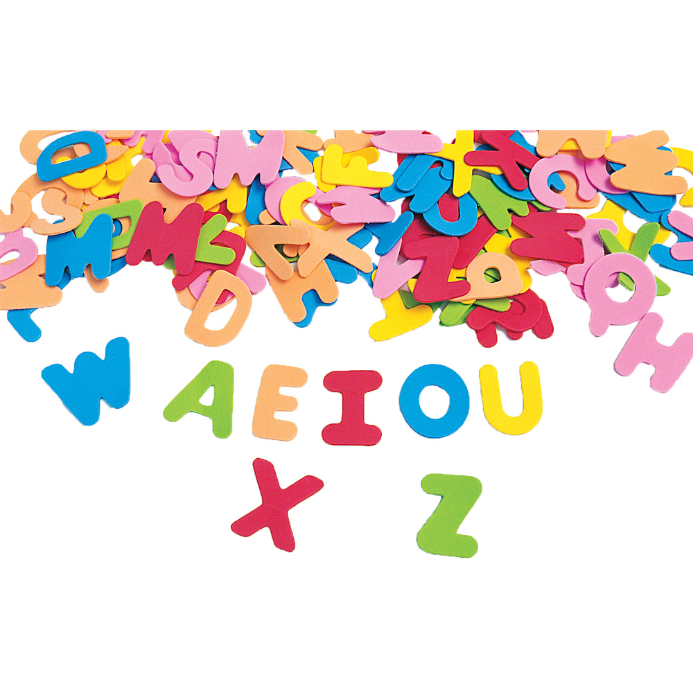 Pěnová abeceda pro výuku čtení v mateřské škole